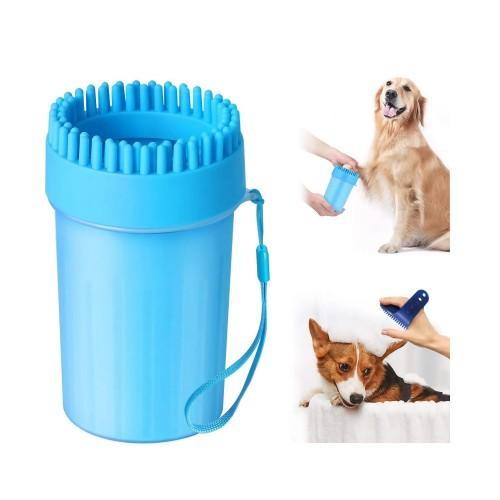 6.5 inch Dog Paw Cleaner, Portable Pet Cleaner with Cleaning Brush Cup Soft Silicone Bristles for Small to Medium Sized Dogs (Medium) - Toytexx 6.5 inch Dog Paw Cleaner, Portable Pet Cleaner with Cleaning Brush Cup Soft Silicone Bristles for Small to Medium Sized Dogs (Medium) - Toytexx